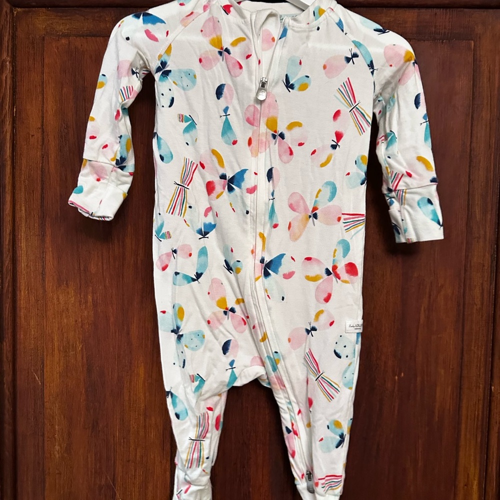 Lou Lou Lollipop Pink and Blue Onesie 6-9 month